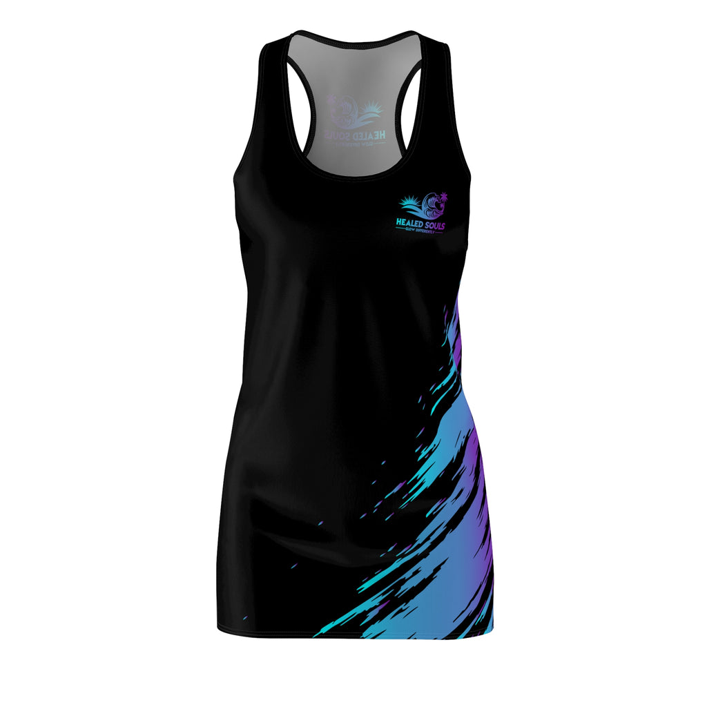Healed Souls Glow Differently Midnight Tide Racerback Dress