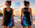 Healed Souls Glow Differently Midnight Tide Racerback Dress