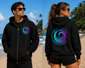 Deep Waves Unisex Zip Hoodie