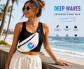 Deep Waves Crossbody Fanny Pack