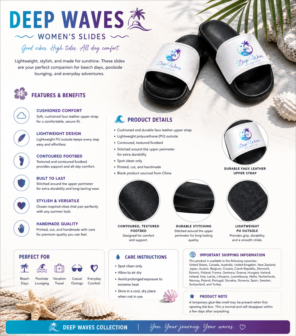 Deep Waves Women's Slides