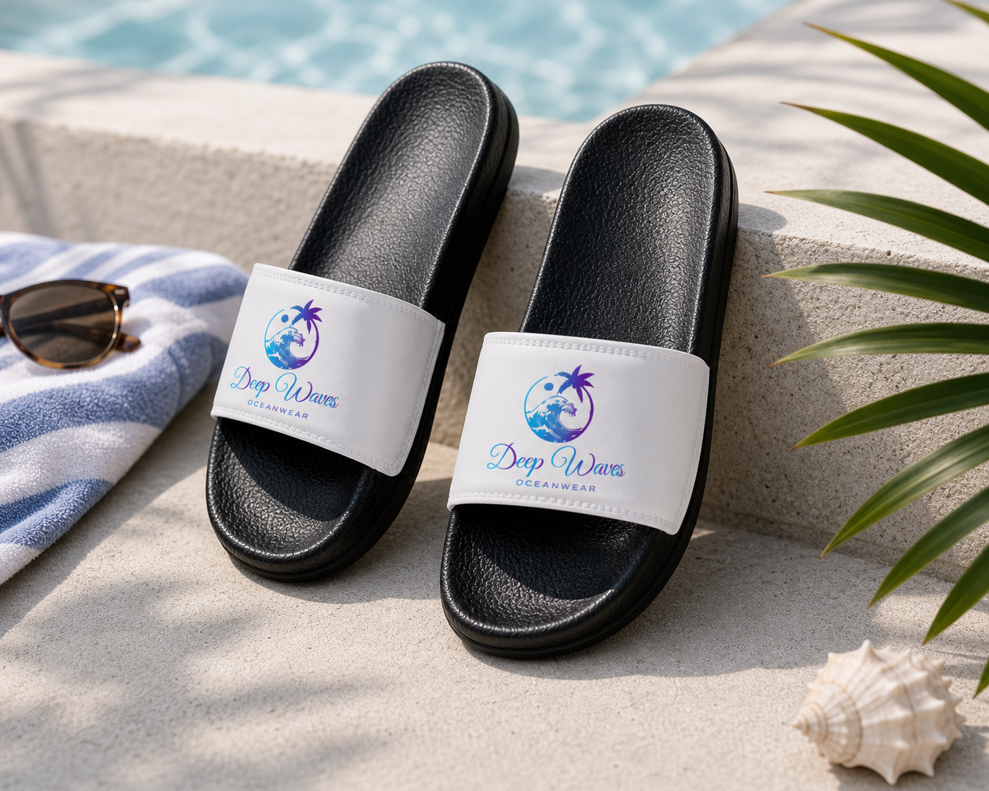 Deep Waves Men's Slides