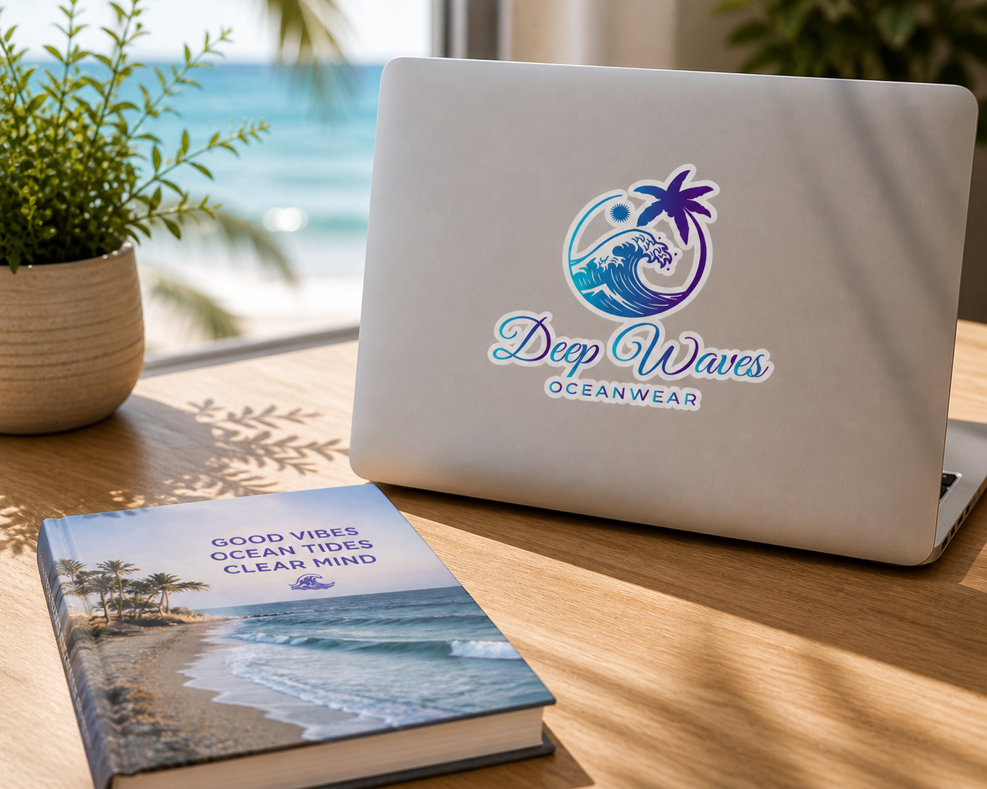 Deep Waves Energy Stickers | Stick Your Healing Everywhere