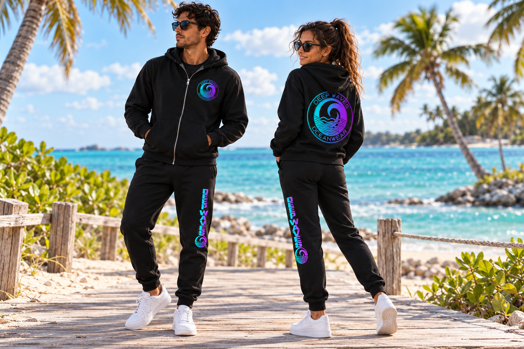 Deep Waves Unisex Joggers