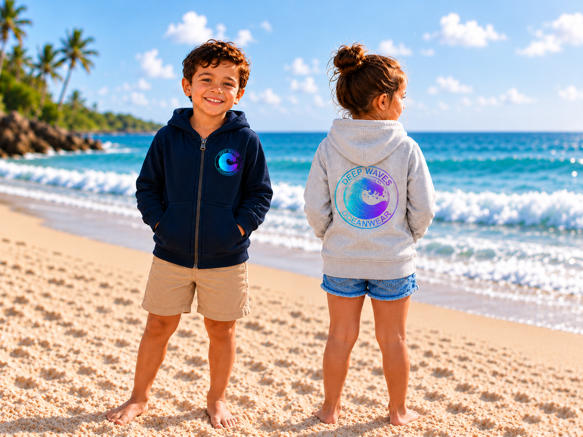 Deep Waves Oceanwear Toddler Zip Hoodie