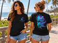 Healed Souls Glow Differently Relaxed Tee - Lotus