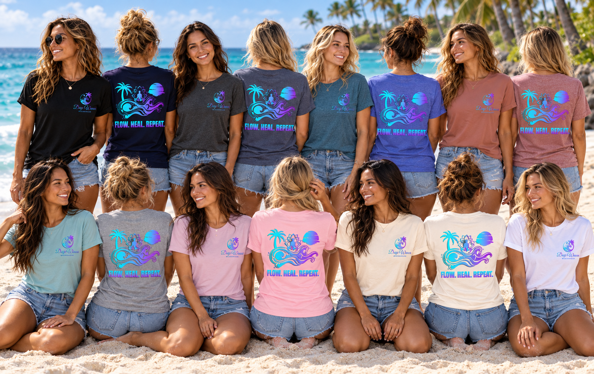 Flow. Heal. Repeat. Relaxed Tee